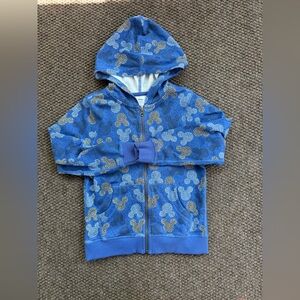 EUC Hanna Andersson Kids Disney Mickey Mouse Zip Up Hoodie Size 8 (130 cm)